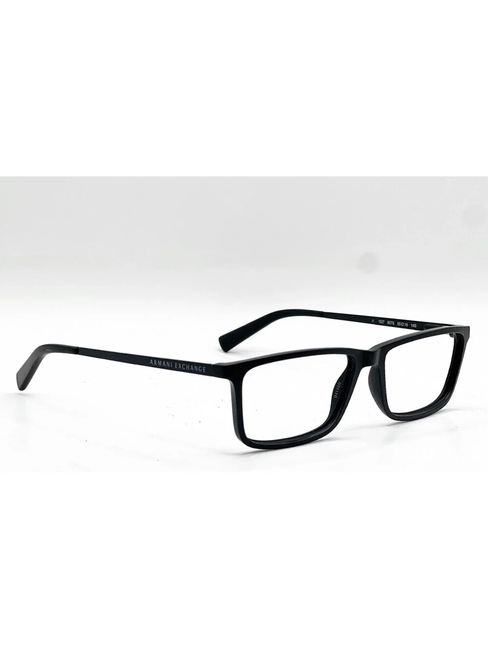 Armani Exhcange Ax8027 8078 Matte Black Authentic Eyeglasses 55-16-140